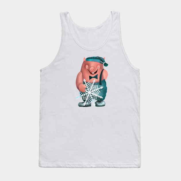 Piggy Tank Top by ArtKsenia